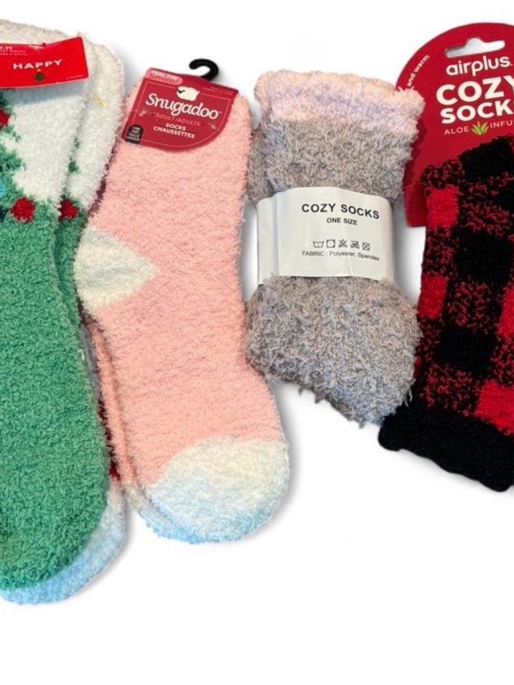 Cozy Pink Snugadoo™ Fuzzy Women's Socks - Soft Plush Comfort